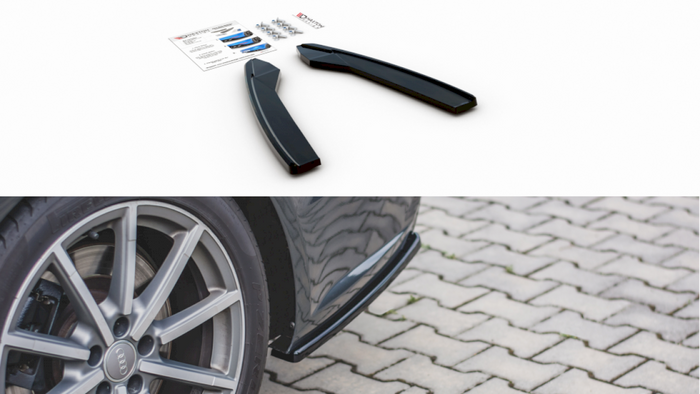 Maxton Design - REAR SIDE DIFFUSERS AUDI S6/ A6 S-LINE C7 FL (2014-2017)