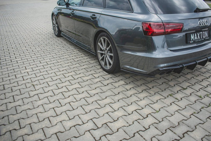 Maxton Design - REAR SIDE DIFFUSERS AUDI S6/ A6 S-LINE C7 FL (2014-2017)