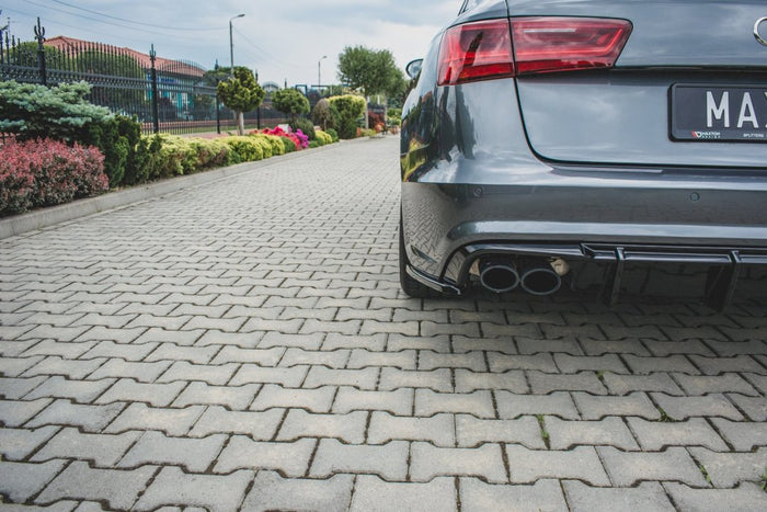 Maxton Design - REAR SIDE DIFFUSERS AUDI S6/ A6 S-LINE C7 FL (2014-2017)
