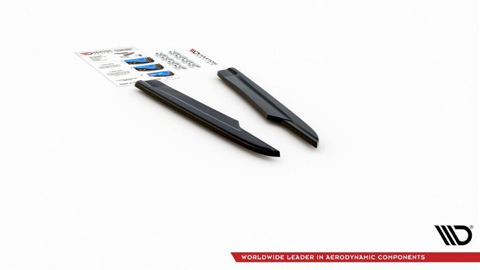 Maxton Design - REAR SIDE DIFFUSERS V.2 SKODA OCTAVIA VRS MK3/MK3.5 HATCHBACK/ ESTATE
