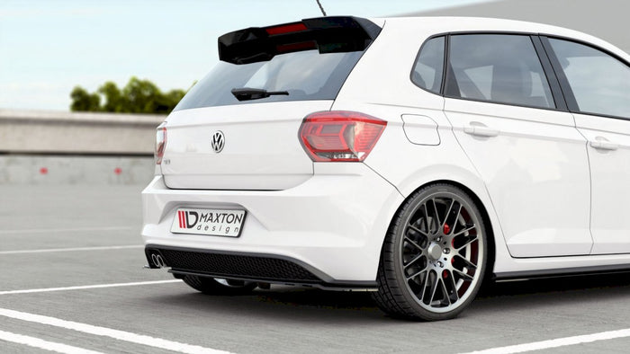 Maxton Design - Rear Splitter (Vertical Bars) Volkswagen Polo GTI / R-Line Mk6 (2017-2021)