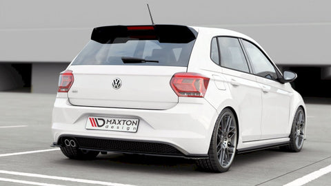 Maxton Design - Rear Splitter (Vertical Bars) Volkswagen Polo GTI / R-Line Mk6 (2017-2021)