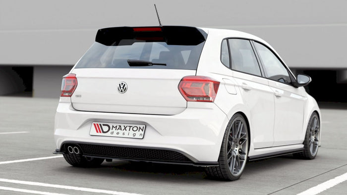 Maxton Design - Rear Splitter (Vertical Bars) Volkswagen Polo GTI / R-Line Mk6 (2017-2021)