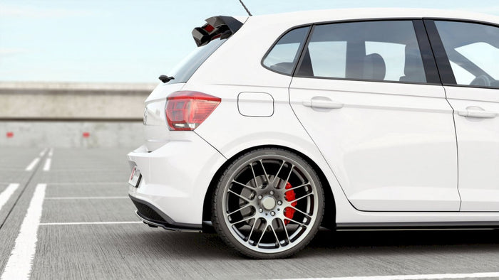 Maxton Design - Rear Splitter (Vertical Bars) Volkswagen Polo GTI / R-Line Mk6 (2017-2021)
