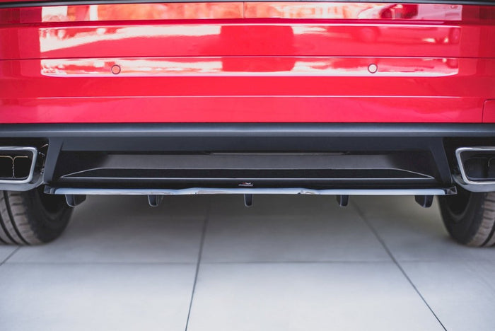 Maxton Design - CENTRAL REAR SPLITTER (W/ VERTICAL BARS) SKODA KODIAQ VRS (2019-)
