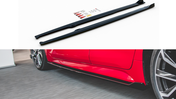 Maxton Design - SIDE SKIRTS DIFFUSERS TOYOTA COROLLA MK12 HATCHBACK (2019-2023)