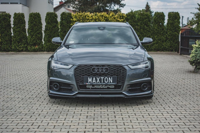 Maxton Design - Front Splitter V.2 Audi A6 / A6 C7 S-Line / S6 C7 Facelift