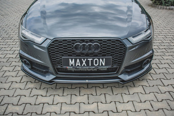 Maxton Design - Front Splitter V.2 Audi A6 / A6 C7 S-Line / S6 C7 Facelift