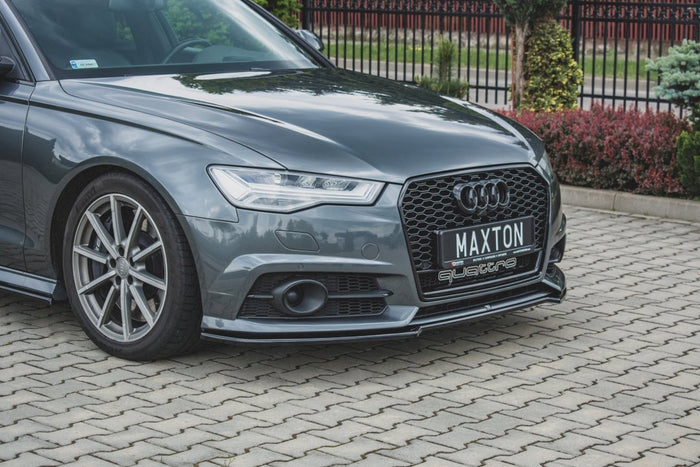 Maxton Design - Front Splitter V.2 Audi A6 / A6 C7 S-Line / S6 C7 Facelift
