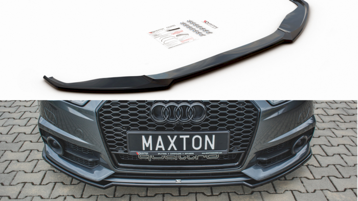 Maxton Design - Front Splitter V.2 Audi A6 / A6 C7 S-Line / S6 C7 Facelift