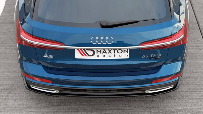 Maxton Design - CENTRAL REAR SPLITTER AUDI A6 S-LINE C8 AVANT (2019-)