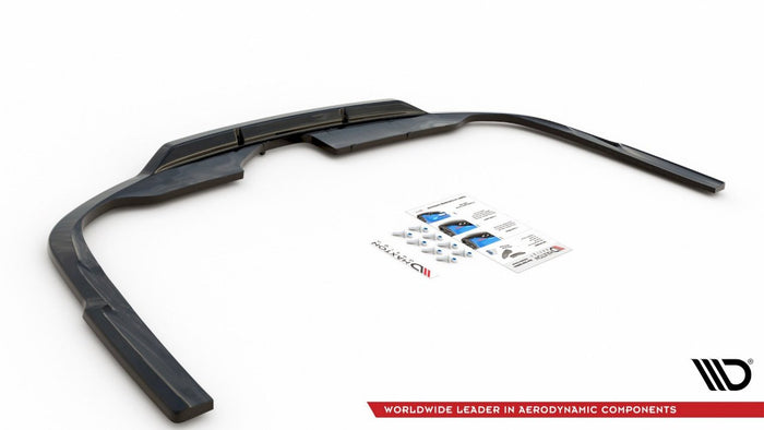 Maxton Design - CENTRAL REAR SPLITTER (W/ VERTICAL BARS) A6 S-LINE C8 AVANT (2019-)