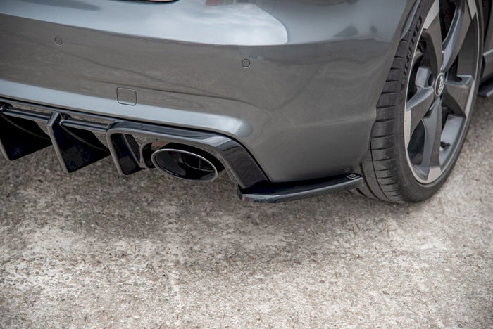 Maxton Design - REAR SIDE DIFFUSERS V2 AUDI RS3 8V SPORTBACK (2015-2016)