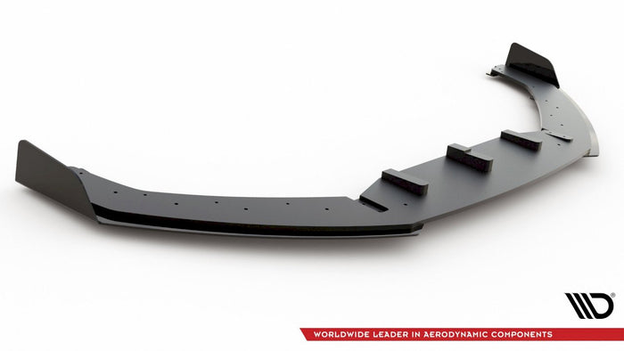 Maxton Design - RACING FRONT SPLITTER +FLAPS AUDI RS3 8V SPORTBACK