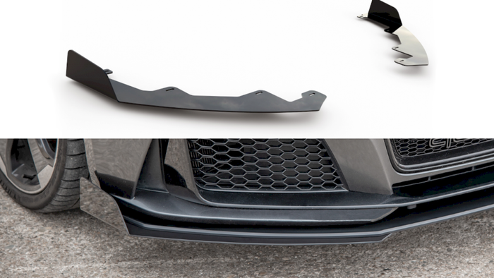 Maxton Design - FRONT SPLITTER FLAPS AUDI RS3 8V SPORTBACK (2015-2016)