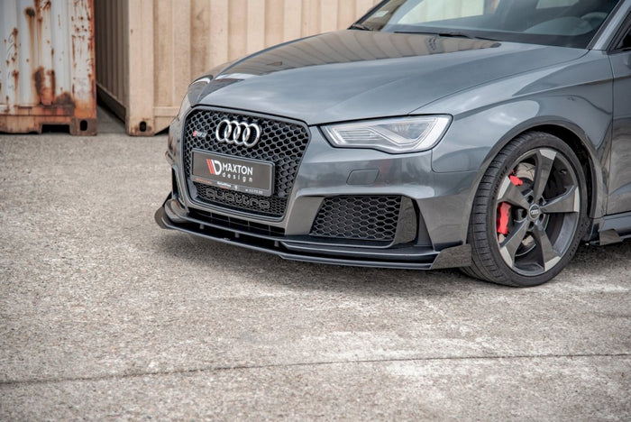Maxton Design - FRONT SPLITTER FLAPS AUDI RS3 8V SPORTBACK (2015-2016)