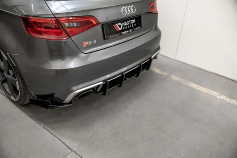 Maxton Design - STREET PRO REAR DIFFUSER V1 AUDI RS3 8V SPORTBACK (2015-2016)