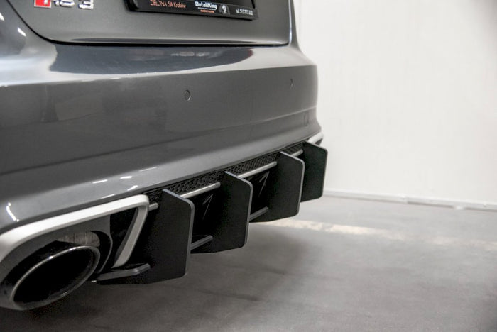 Maxton Design - STREET PRO REAR DIFFUSER V2 AUDI RS3 8V SPORTBACK (2015-2016)