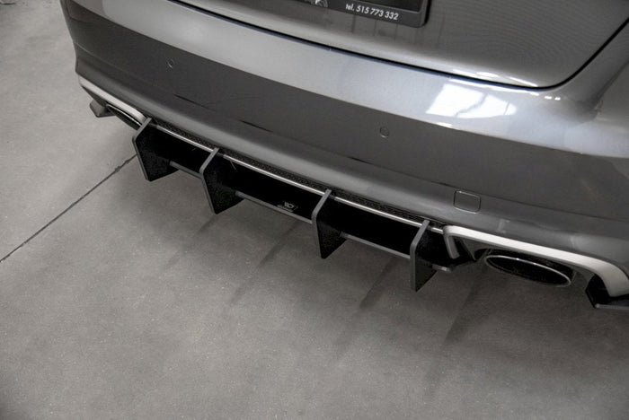 Maxton Design - STREET PRO REAR DIFFUSER V2 AUDI RS3 8V SPORTBACK (2015-2016)