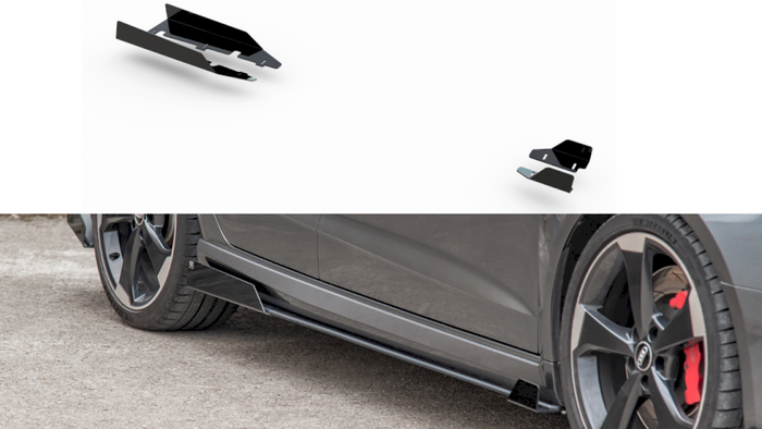 Maxton Design - SIDE SKIRT FLAPS AUDI RS3 8V SPORTBACK (2015-2016)
