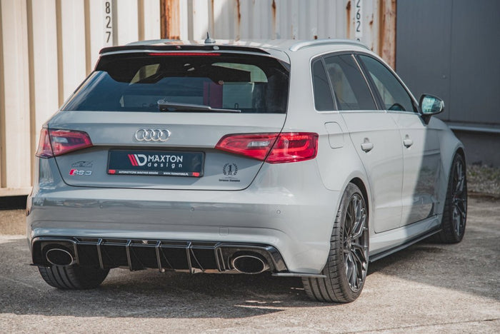 Maxton Design - STREET PRO REAR SIDE SPLITTERS AUDI RS3 8V SPORTBACK (2015-2016)