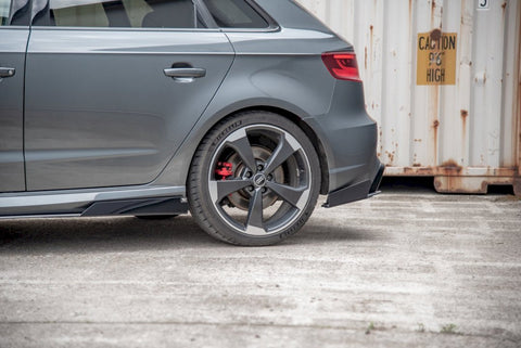 Maxton Design - STREET PRO REAR SIDE FLAPS AUDI RS3 8V SPORTBACK (2015-2016)
