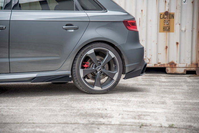 Maxton Design - STREET PRO REAR SIDE FLAPS AUDI RS3 8V SPORTBACK (2015-2016)