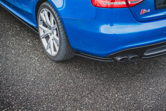 Maxton Design - REAR SIDE SPLITTERS AUDI S4/ A4 S-LINE B8 SEDAN (2008-2011)
