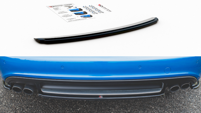 Maxton Design - CENTRAL REAR SPLITTER AUDI S4/ A4 S-LINE B8 SEDAN (2008-2011)