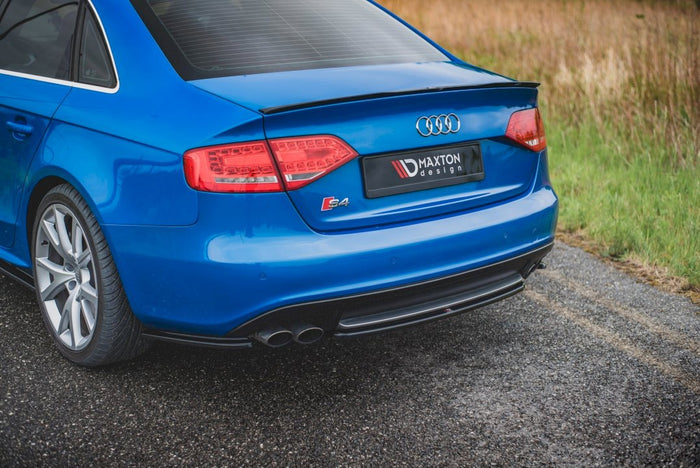 Maxton Design - CENTRAL REAR SPLITTER AUDI S4/ A4 S-LINE B8 SEDAN (2008-2011)