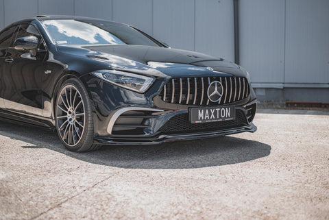 Maxton Design - FRONT SPLITTER V.1 MERCEDES-BENZ CLS AMG LINE / 53AMG C257 (2018-2021)