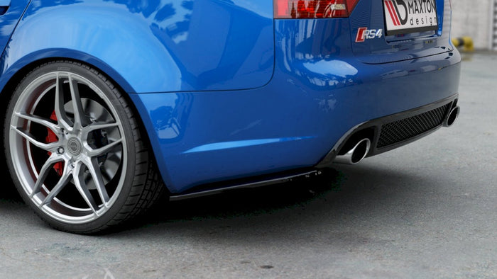 Maxton Design - REAR SIDE SPLITTERS V1 AUDI RS4 B7 (2006-2008)