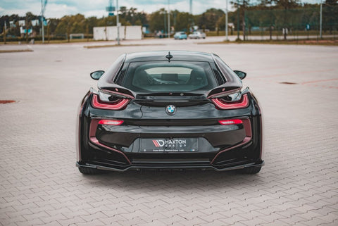 Maxton Design - CENTRAL REAR SPLITTER (W/ VERTICAL BARS) BMW I8 (2014-2020)