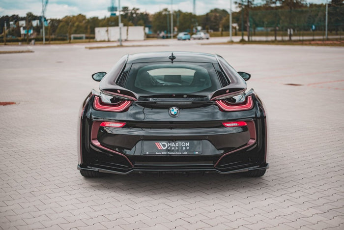 Maxton Design - CENTRAL REAR SPLITTER (W/ VERTICAL BARS) BMW I8 (2014-2020)