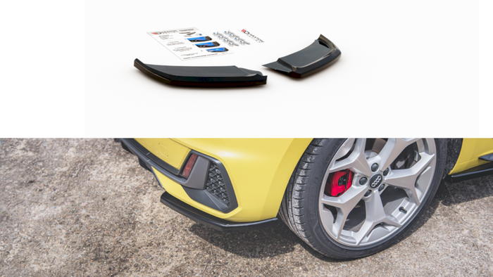 Maxton Design - REAR SIDE SPLITTERS AUDI A1 S-LINE GB (2018-)