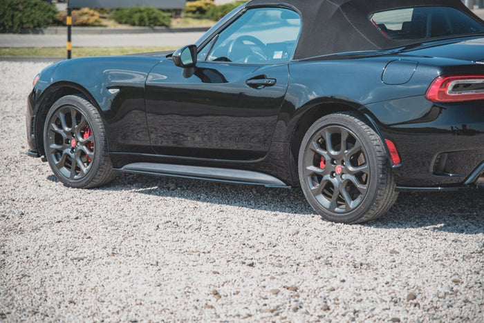 Maxton Design - SIDE SKIRTS SPLITTERS FIAT 124 SPIDER ABARTH (2017 - 2020)