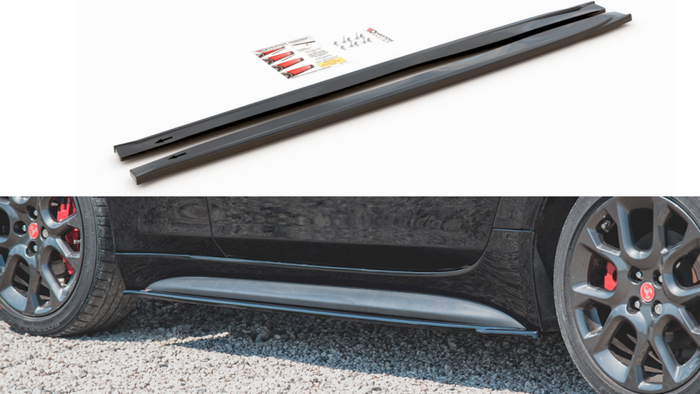 Maxton Design - SIDE SKIRTS SPLITTERS FIAT 124 SPIDER ABARTH (2017 - 2020)