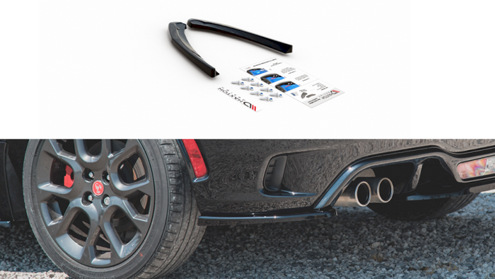 Maxton Design - REAR SIDE SPLITTERS FIAT 124 SPIDER ABARTH (2017 - 2020)