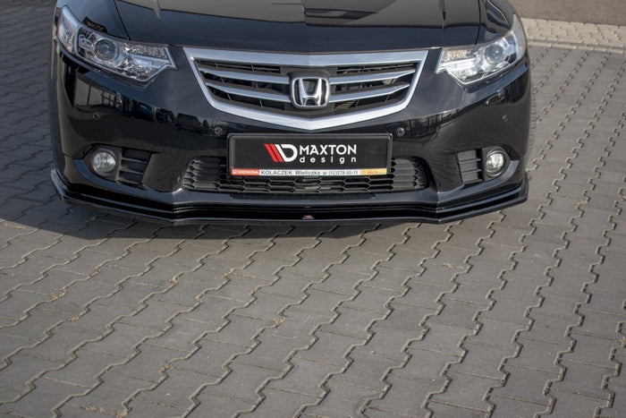 Maxton Design - FRONT SPLITTER HONDA ACCORD MK8 FACELIFT CU SERIES (2011-2015)