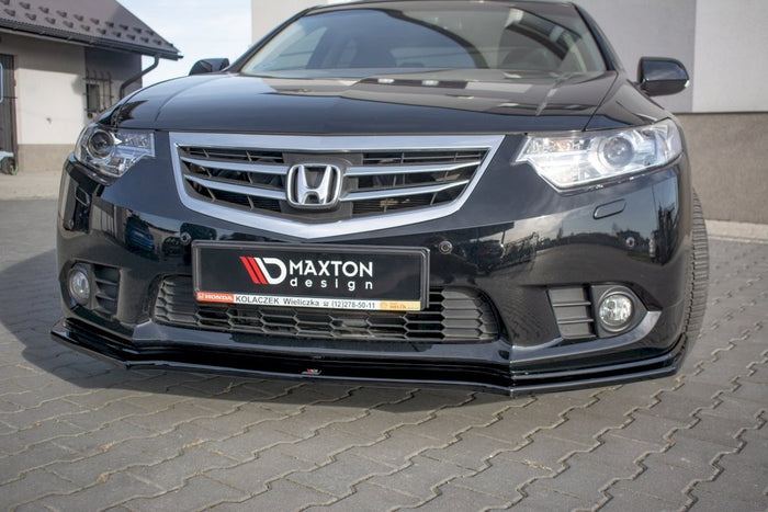 Maxton Design - FRONT SPLITTER HONDA ACCORD MK8 FACELIFT CU SERIES (2011-2015)