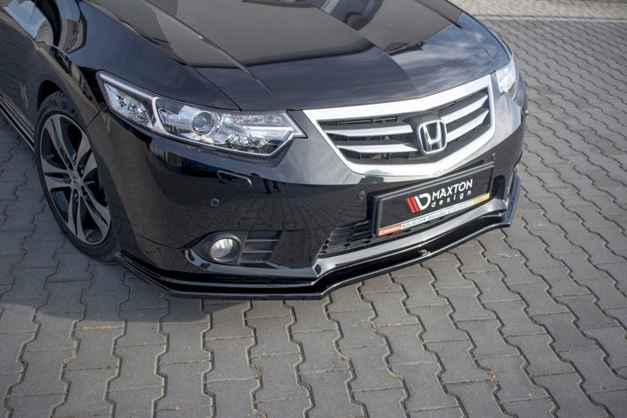 Maxton Design - FRONT SPLITTER HONDA ACCORD MK8 FACELIFT CU SERIES (2011-2015)