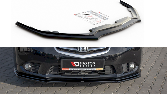 Maxton Design - FRONT SPLITTER HONDA ACCORD MK8 FACELIFT CU SERIES (2011-2015)
