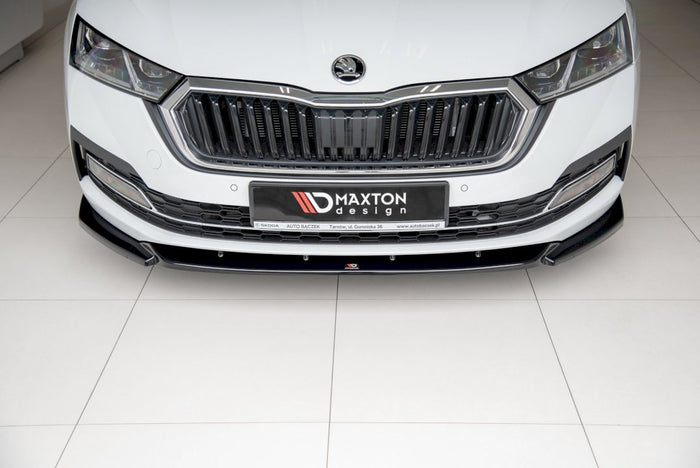 Maxton Design - FRONT SPLITTER V1 SKODA OCTAVIA MK4 (2019-2014)