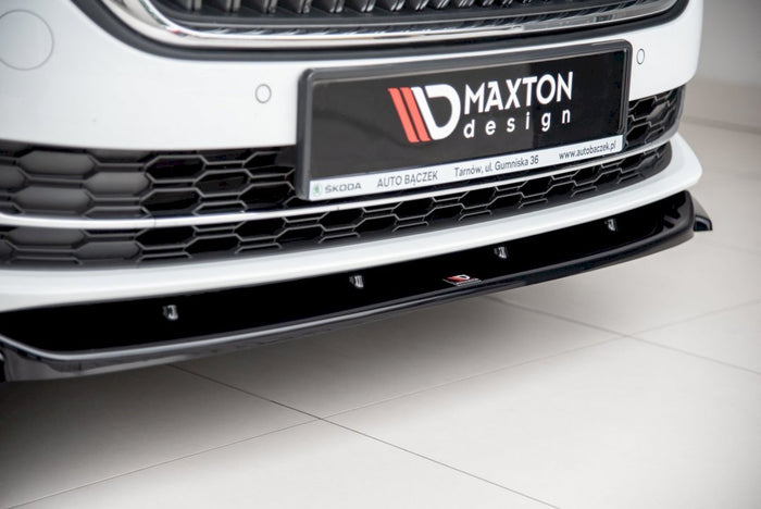 Maxton Design - FRONT SPLITTER V1 SKODA OCTAVIA MK4 (2019-2014)