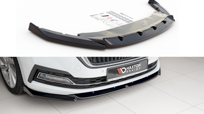 Maxton Design - FRONT SPLITTER V1 SKODA OCTAVIA MK4 (2019-2014)