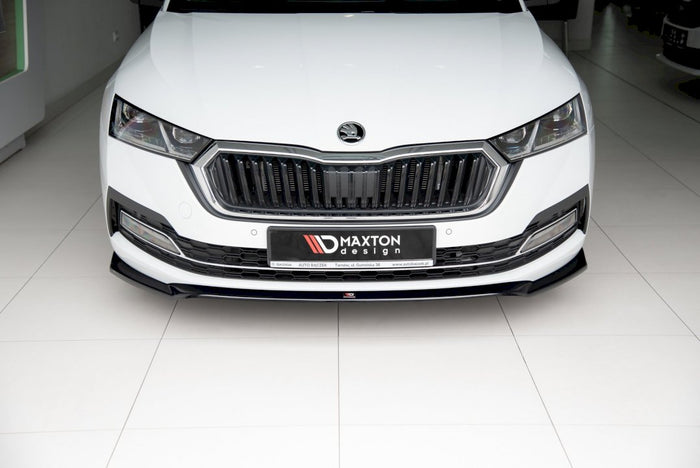 Maxton Design - FRONT SPLITTER V2 SKODA OCTAVIA MK4 (2019-2024)