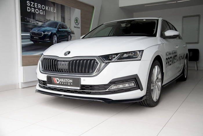 Maxton Design - FRONT SPLITTER V2 SKODA OCTAVIA MK4 (2019-2024)