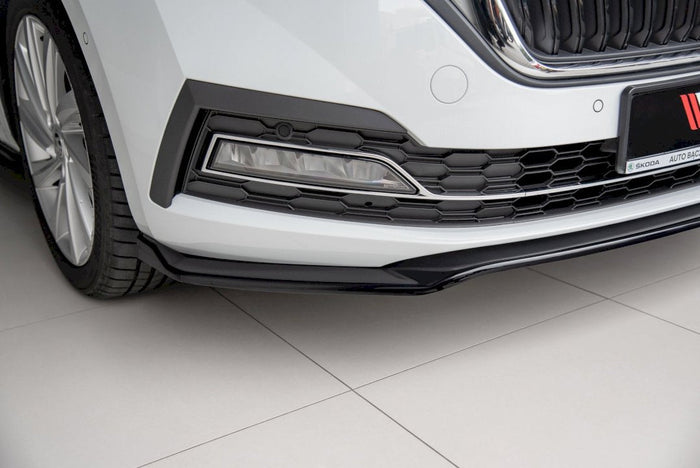 Maxton Design - FRONT SPLITTER V2 SKODA OCTAVIA MK4 (2019-2024)