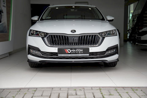 Maxton Design - FRONT SPLITTER V2 SKODA OCTAVIA MK4 (2019-2024)