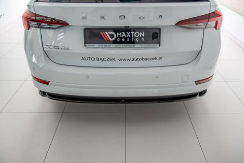 Maxton Design - CENTRAL REAR SPLITTER SKODA OCTAVIA MK4 (2019-2024)